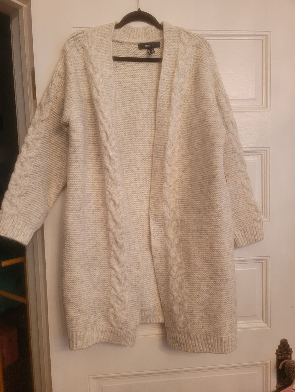 Forever 21 3/4 Length Thick Cardigan MEDIUM